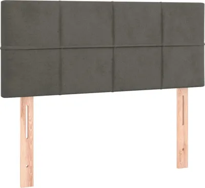 Obrázok produktu pre vidaXL Čelo postele Dark Grey 100x5x78/88 cm Velvet