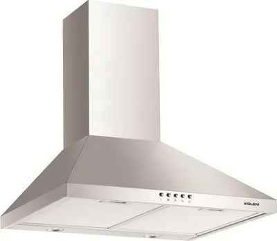 Image de Hotte décorative murale 60cm 569m3/h inox - Glem Gas - GHP650SS -