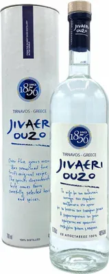 Produktbild von Ouzo Jivaeri mit Geschenkhülse 40% 0,7l Katsaros