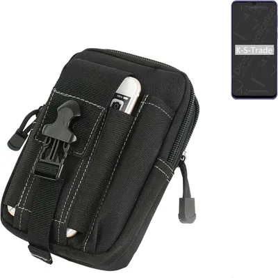Produktbild von K-S-Trade Gürtel Tasche kompatibel mit Ulefone Note 6 Gürteltasche Holster Schutz Hülle Handy Hülle Smartphone outdoor Handy-Hülle schwarz