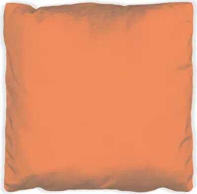 Produktbild von Wallario Premium Kissen, weiche Oberfläche, mit Motiv Pastellorange, Größe: 60 x 60 cm, mit weißer Rückseite