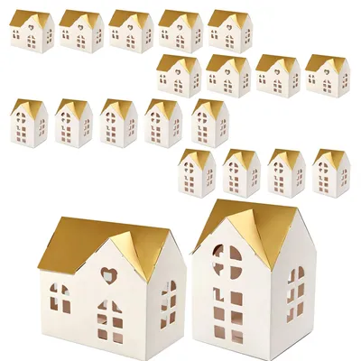 Immagine prodotto di Confezioni regalo fai-da-te a forma di casa, ideali per regali