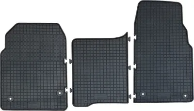 Produktbild von für Ford Transit Custom ab 10/2023 vorne, Passform Gummimatten, 3-teilig, Allwettermatten Gummifußmatten |PETEX