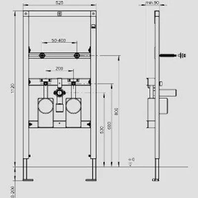 Produktbild von SANIT 90.687.00..T000 Waschtisch-Element INEO mit