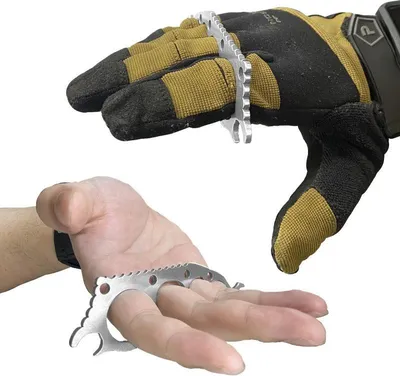 Produktbild von INF Edelstahl Fingerring EDC Tool mit Flaschenöffner, Notfallwerkzeug