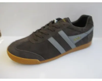 Produktbild von Gola Harrier Sportschuhe Herren Laufschuhe sportlicher Schnürer Braun