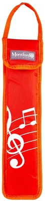 Produktbild von Flötenkoffer für Sopranblockflöte, Modell MFRB1RD, Rot, 405 x 95 x 20 mm