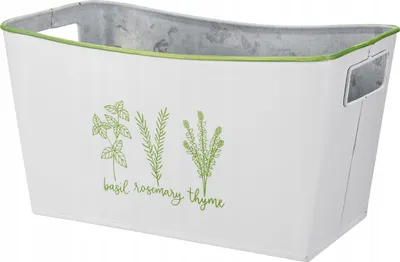Immagine prodotto di Vaso in metallo bianco Verdenia 25 Cm X 14 X 15 Cm