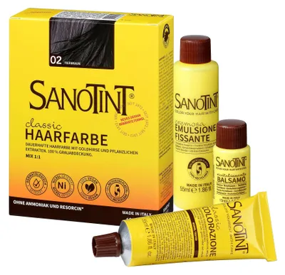 Produktbild von Sanotint Haarfarbe permanente Haarcoloration schonende Formel