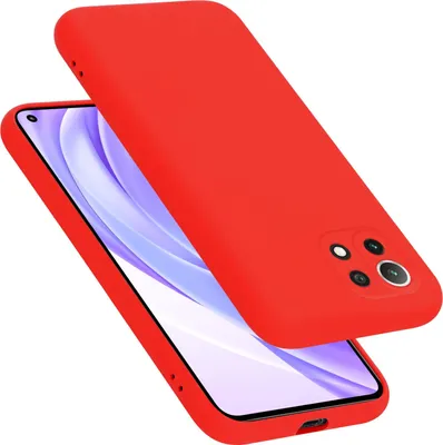 Obrázok produktu pre Cadorabo Ochranné puzdro pre Xiaomi Mi 11 LITE (4G / 5G) / 11 LITE NE Case in Red Kryt na mobilný telefón TPU Etui