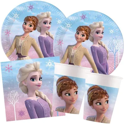 Produktbild von Die Eiskönigin Wind Spirit Partyset zum Kindergeburtstag 52 tlg.