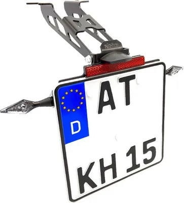 Produktbild von alpha Technik Kennzeichenhalter für Yamaha MT-09, Typ RN69 für MT09 RN69 EURO5