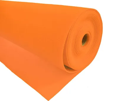 1m Bastelfilz waschbar Meterware Filz 90cm x 1,5mm neonorange