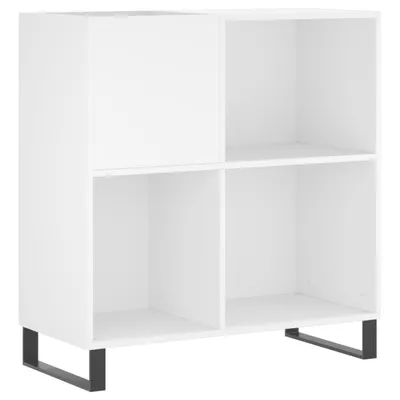 Produktbild von vidaXL Plattenschrank Weiß 84,5x38x89 cm Holzwerkstoff