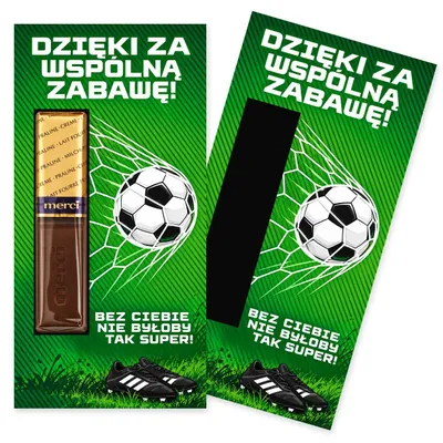 Produktbild von Dankeskarten für Gäste – Fußballparty – 4 Stück