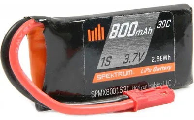 Obrázok produktu pre Spektrum LiPo 3,7V 800mAh 30C JST