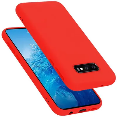 Image de Cadorabo Housse pour Samsung Galaxy S10e Housse en rouge Housse pour portable Case Cover TPU Etui