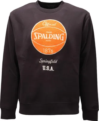 Productafbeelding van 9349AC heren sweater SPALDING, zwarte sweater voor heren