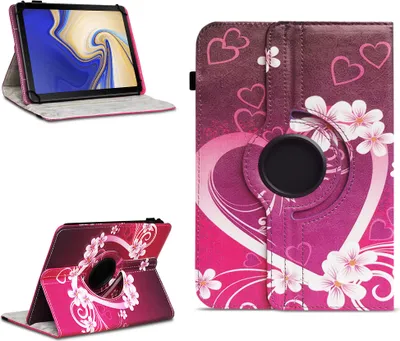 Produktbild von Tablet Hülle Samsung Galaxy Tab S4 10.5 Tasche Schutzhülle Case Cover DrehbarFarben:Motiv 2