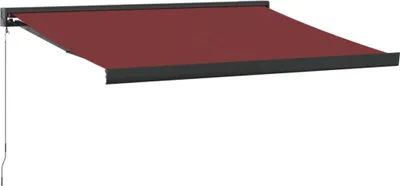 Produktbild von vidaXL Markise Manuell Weinrot 300x250 cm