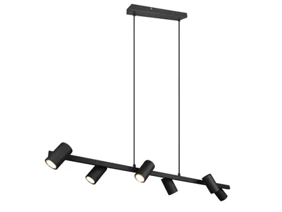 Produktbild von Trio Pendelleuchte MARLEY 6 flammig Schwarz matt