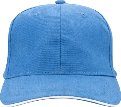 Produktbild von Kinderkappe Davis aus Baumwoll-Twill mit verstärktem Schirm und verstellbarem Band