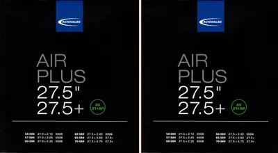 Produktbild von Schwalbe Schlauch AV21+ Air Plus 54-70/584