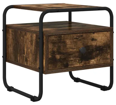 Image de Table de chevet Chêne fumé Bois d'ingénierie