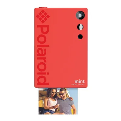 Produktbild von Polaroid Mint, 50 x 76 mm, Rot, MicroSD (TransFlash), 256 GB, 16 MP, Mikro-USB