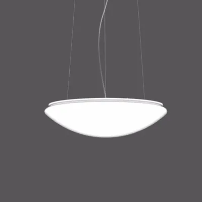 Zdjęcie produktu dla RZB Flat Polymero, LED, 4000 K, 3500 lm, IP40, Biały