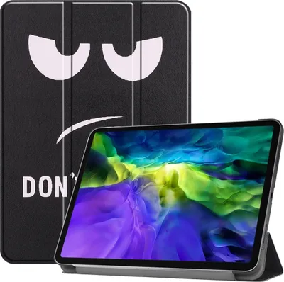 Produktbild von Mobigear Tri-Fold iPad Pro 11 Zoll (2022) Hülle Klapphülle - Do Not Touch