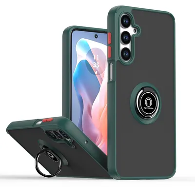 Obrázok produktu pre Pre Samsung Galaxy A16 5G Shadow Design TPU + PC Protective Cover Case Dark Green