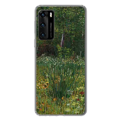 Produktbild von MuchoWow® Handyhülle Schutzhülle Hülle für Huawei P40 Asnières - Vincent van Gogh Silikon Softcase Handy Hülle - Handytasche