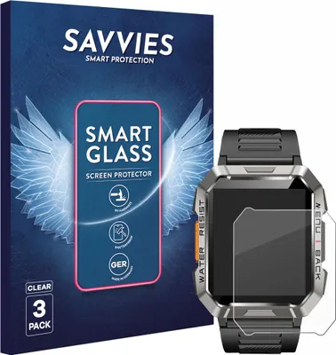 Produktbild von 3x Savvies Schutzglas Folie für Baolubao W60 9H Panzer Schutzfolie Glas Displayschutz klar transparent