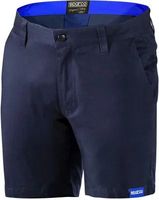 Immagine prodotto di Bermuda Sparco Corporate Shorts, Blu Navy, Taglia XS, 97% Cotone 3% Spandex