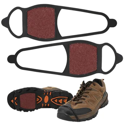 Productafbeelding van Stijgijzers Overschoenen, 1 Paar Grof Zand Winter Anti Slip Ijs Sneeuw Schoenen Tractie Cleat Spikes Ijs Sneeuw Grips Voor Mannen Vrouwen
