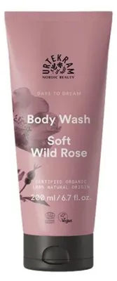 Produktbild von Urtekram Soft Wild Rose, Duschgel, 200 ml, Erwachsene, Frauen, Körper, Jeder Hauttyp