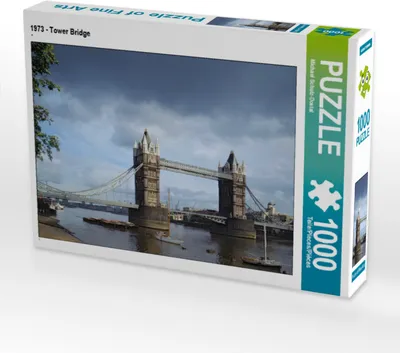 Produktbild von CALVENDO Puzzle 1973 - Tower Bridge 1000 Teile Puzzle quer | 1000 Teile Lege-Größe 64x48cm Foto-Puzzle für glückliche Stunden