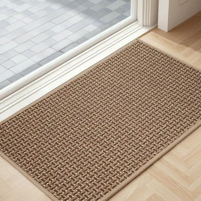 Produktbild von Fußmatte Innen rutschfest Schmutzfangmatte Braun 45x75 cm