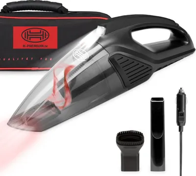 Zdjęcie produktu dla Odkurzacz samochodowy HEYNER® Premium 12V, kompaktowy, o dużej mocy ssania, kempingowy