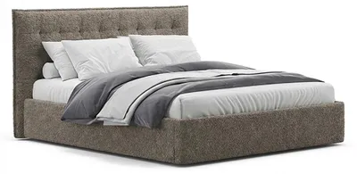 Produktbild von Polsterbett DreamLux Consul 200 x 200 cm mit Lattenrost und Bettkasten Stoff Abriamo 2, KI-generiertes Bild