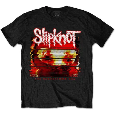 Produktbild von Slipknot Chapeltown Rag Glitch (Back Print) Black L T-Shirt