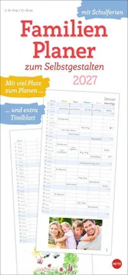 Produktbild von Familienplaner zum Selbstgestalten 2027