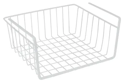 Produktbild von Metaltex Aufbewahrungskorb Hängekorb weiß 30x26x14 cm Küche Regal