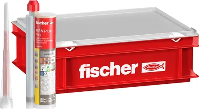 Produktbild von Hochleistungsmörtel FIS V Plus 360 S (grau, 360ml, 10 Kartuschen, Koffer)