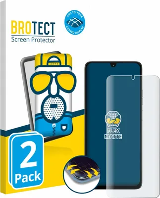 Produktbild von 2x BROTECT Fullscreen Schutzfolie für Motorola Moto G06 Displayschutz Folie Fullcover Matt Entspiegelungsfolie