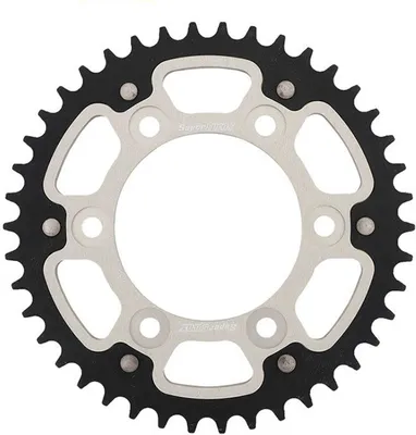 Immagine prodotto di Supersprox Stealth Rst Nero Argento 737 Passo 525 - Z 39 Denti Silver