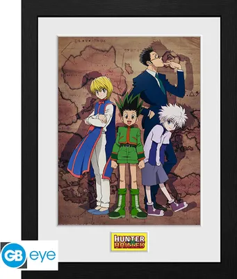 Produktbild von HUNTER X HUNTER - Framed print Key Art Map