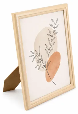 Produktbild von Artus Kunststoff Bilderrahmen Wanddeko Collage Poster Bilder Foto Rahmen - Farbe: Natur | Format: 20x30