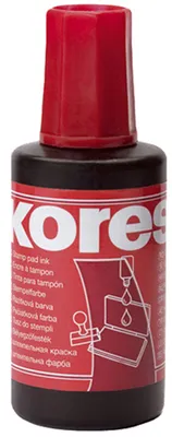 Immagine prodotto di Kores Stempelfarbe, Inhalt: 27 ml, rot